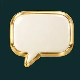 Gold speech bubble — Vegas Now