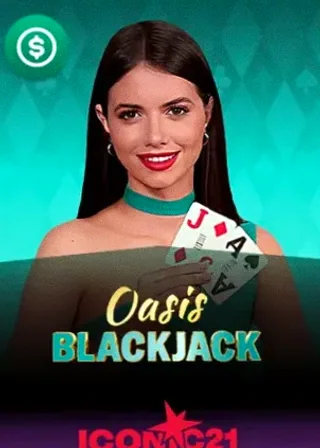 Oasis Blackjack live game cover