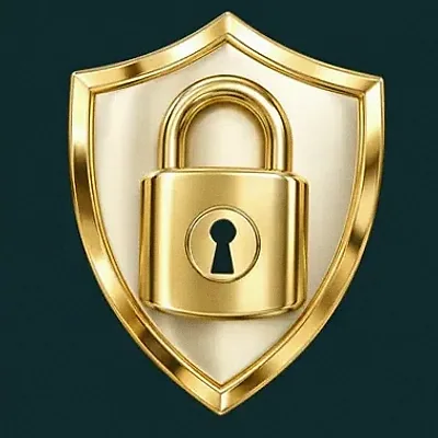 Shield with padlock — Vegas Now