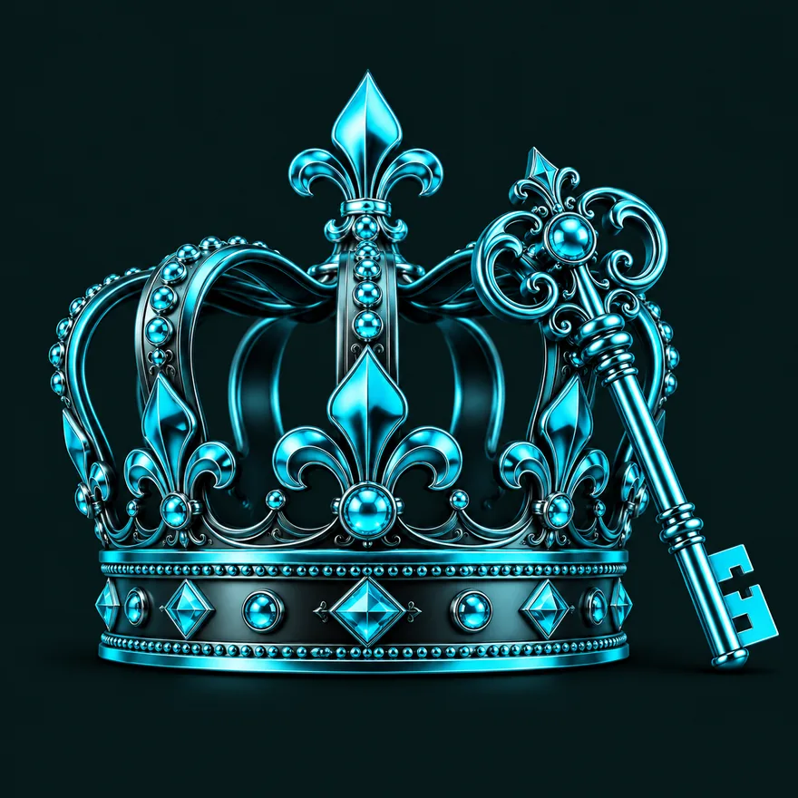 Royal crown and key — Vegas Now
