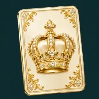 Royal crown card — Vegas Now