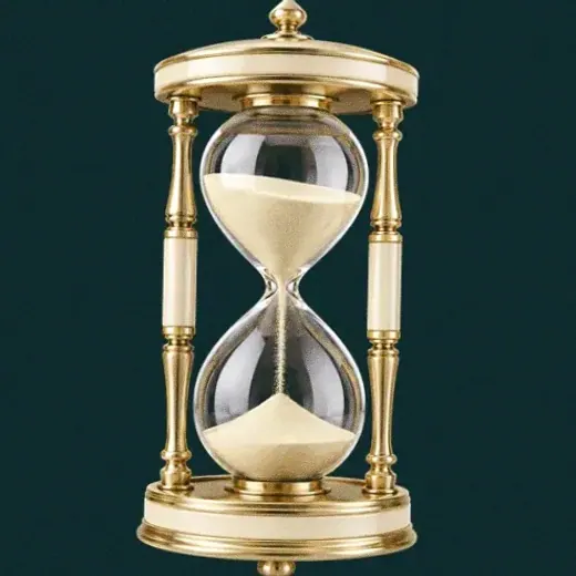 Ornate hourglass — Vegas Now