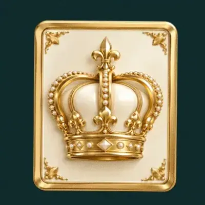 Crown emblem card — Vegas Now