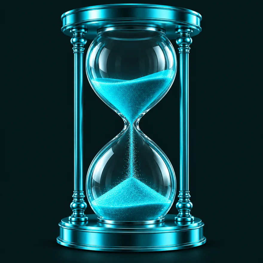 Ornate hourglass — Vegas Now