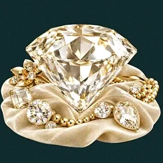 Faceted diamond gemstone — Vegas Now