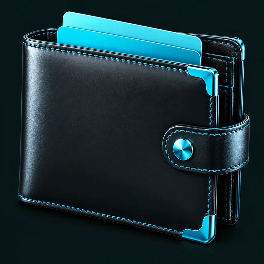 Leather wallet — Vegas Now