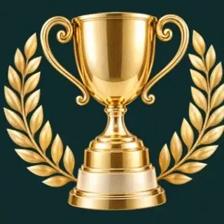 Gold trophy cup — Vegas Now